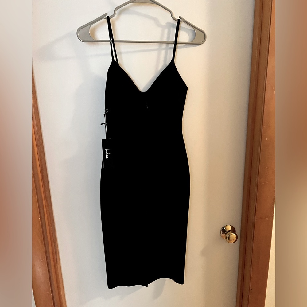 Lulus black bodycon dress